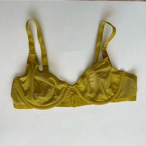 CUUP Plunge Bra, Chartreuse, 38C
